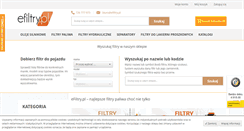 Desktop Screenshot of efiltry.pl